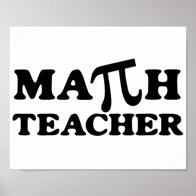 Poster Professeur de mathématiques PI (Devant)