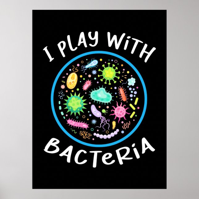 Poster Professeur de sciences de microbiologie (Devant)