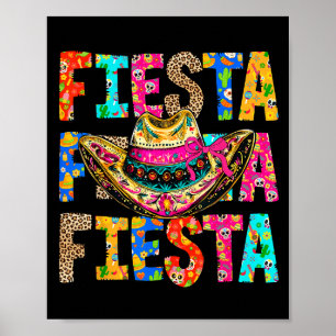 Poster Professeur pas moyen Fiesta Cinco De Mayo Hommes F