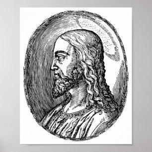 Poster Profil de Jésus Christ