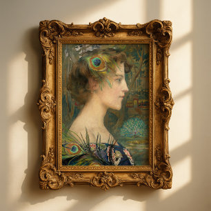 Poster Profil de paon Edgard Maxence