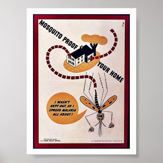 Poster Profiler les moustiques chez vous (Devant)