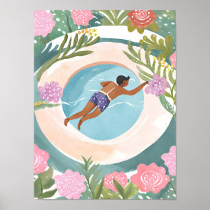 Poster Profitant d'une baignade
