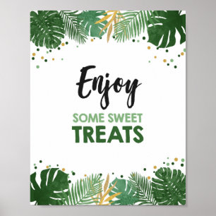 Poster Profitez De Certains Soins Doux Safari Tropical An