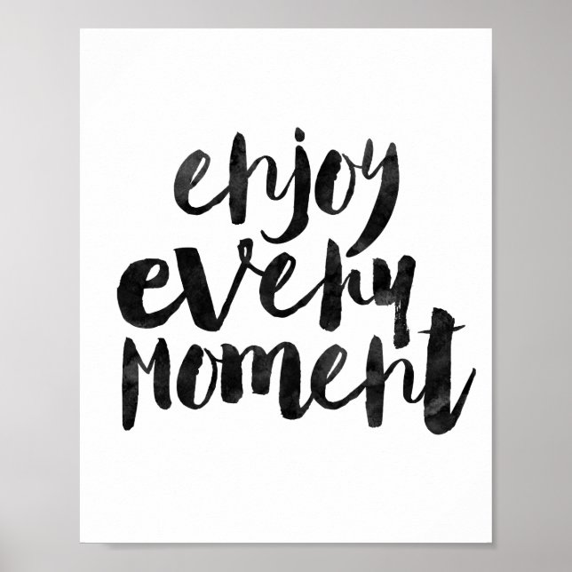 Poster Profitez de chaque moment (Devant)