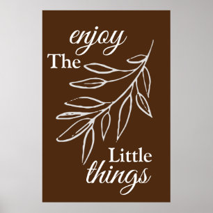 Poster Profitez Des Petites Choses