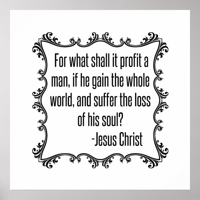 Poster Profitez d'un homme cité par Jésus (Devant)