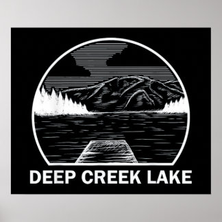 POSTER PROFONDE CREEK LAKE MARYLAND