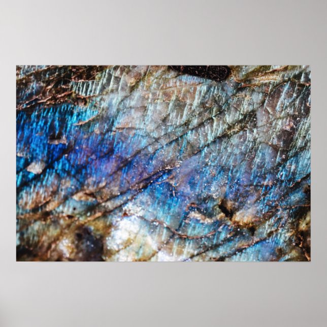 Poster Profondeurs Iridescendantes (Devant)