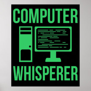Poster Programmateur informatique de Whisperer