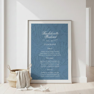 Poster Programme de l'enterrement de vie de jeune fille b