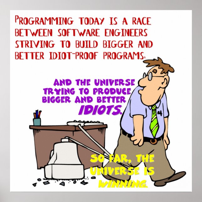 Poster Programmeurs contre Universe (1) (Devant)