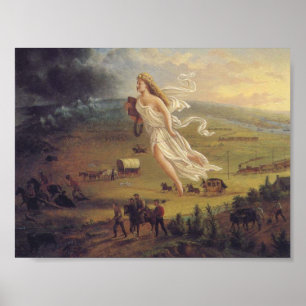 Poster Progrès américains