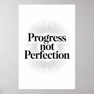Poster Progrès et non Perfection