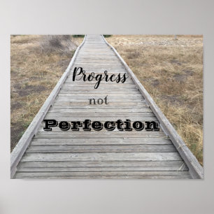 Poster Progrès non perfection