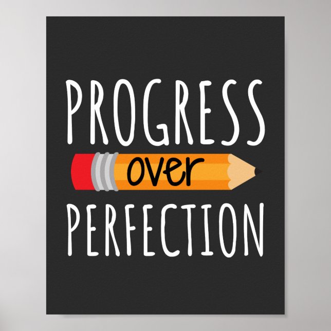Poster Progress Over Perinfection (Devant)