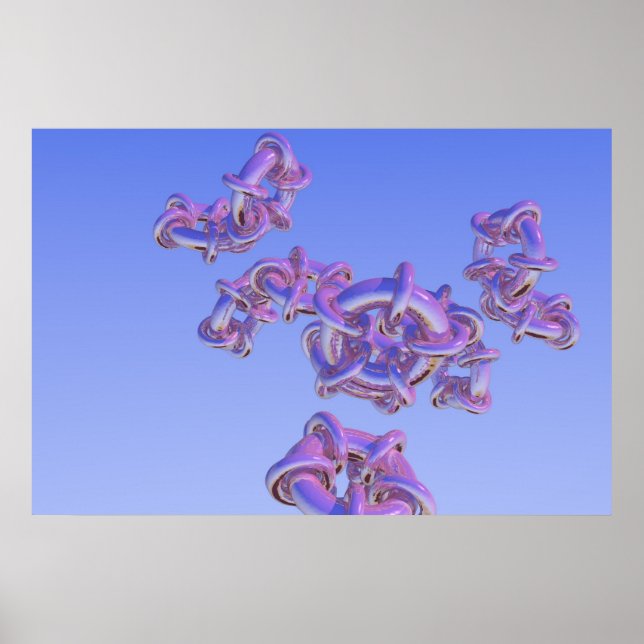 Poster Progression du couple fractal 3 (Devant)