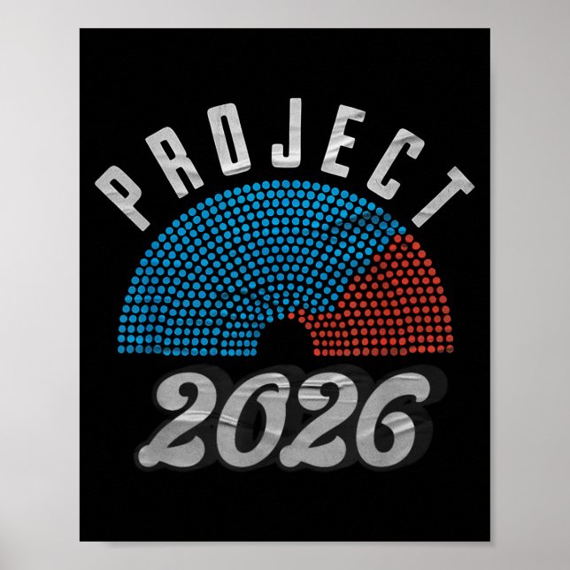 Poster Project 2026 Tee Shirt  (Devant)