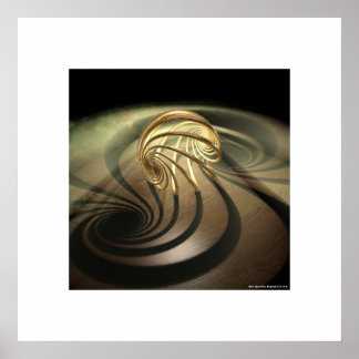 Poster Projection de la lumière par le Loxodrome