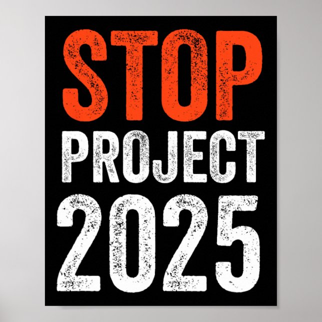 Poster Projet anti-Trump 2025 (Devant)