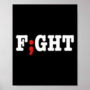 Poster Projet de lutte contre la dépression ; point-virgu