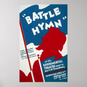 Poster Projet fédéral vintage hymne" WPA "de théâtre de