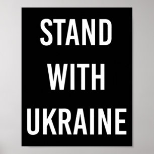 Poster Projet Stand With Ukraine Ukraine Maintenant