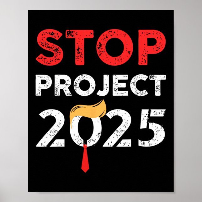 Poster Projet Trump 2025 - Projet anti-Trump 2 (Devant)