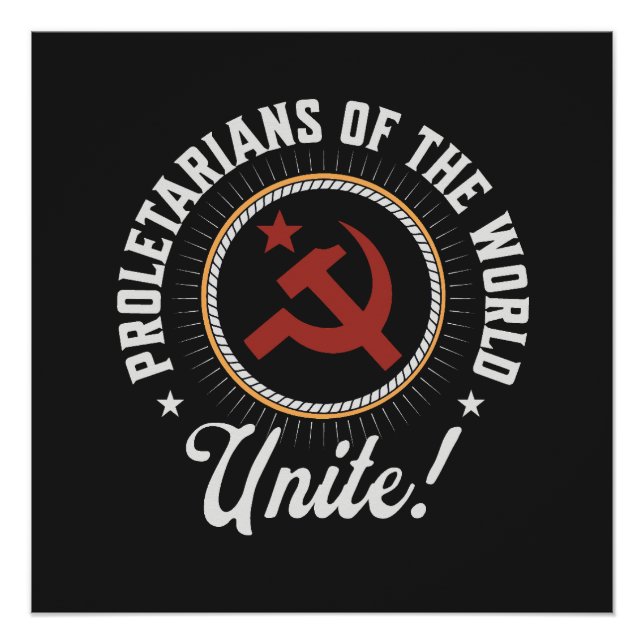 Poster Proletarians of the World Unite! (Devant)
