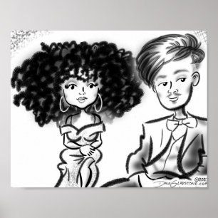 Poster Prom #Caricatures Imprimer 2021a