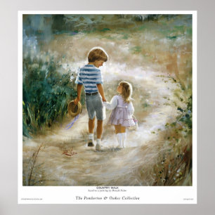 Poster Promenade à la campagne