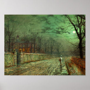 Poster Promenade au clair de lune