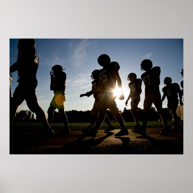 Poster Promenade de football (Devant)
