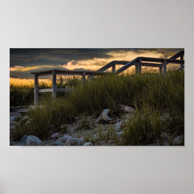 Poster Promenade de plage (Devant)