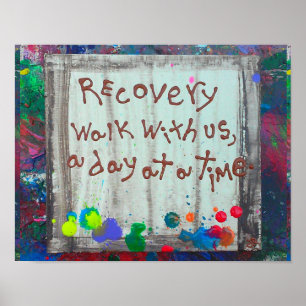 Poster promenade de récupération avec nous un jour à la