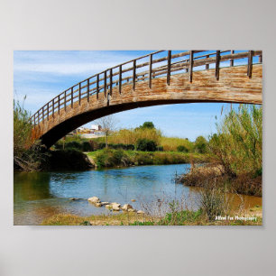 Poster Promenade estivale le long de la rivière Túria