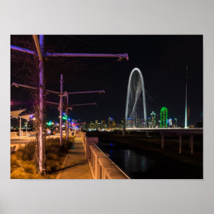 Poster Promenade nocturne de Dallas