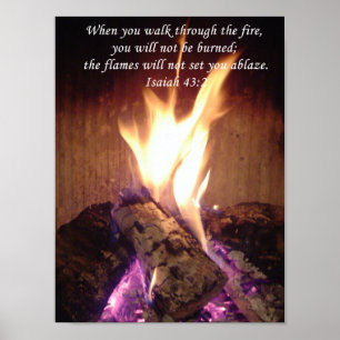 Poster Promenade par le feu