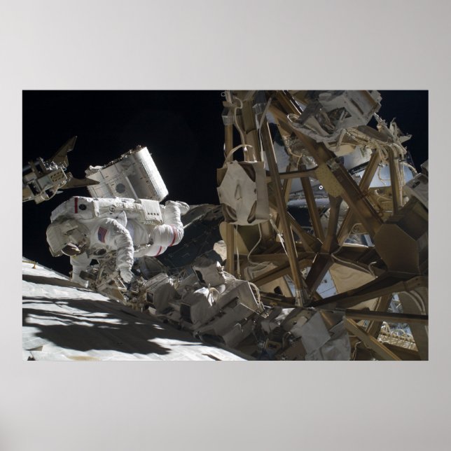 Poster Promenade spatiale (STS-129) (Devant)
