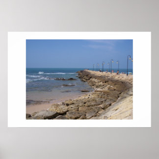 Poster Promenade sur la Mer, Rota Espagne
