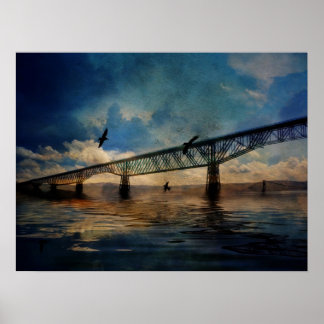 Poster Promenade sur l'Hudson