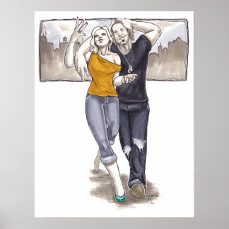 Poster Promenez-vous dans la ville