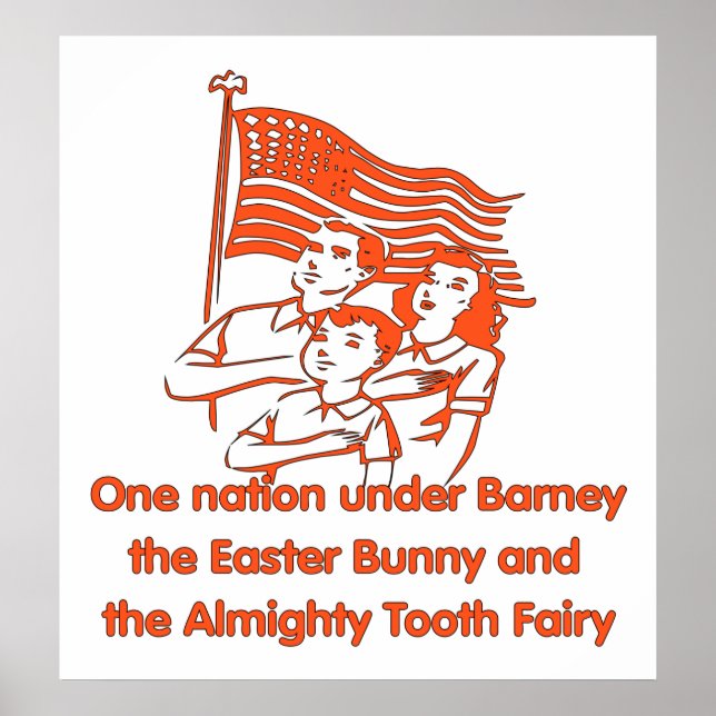 Poster Promesse athée (Devant)