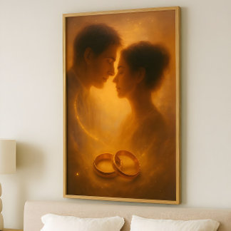 Poster Promesse Infinie – Conception Céleste Romantique