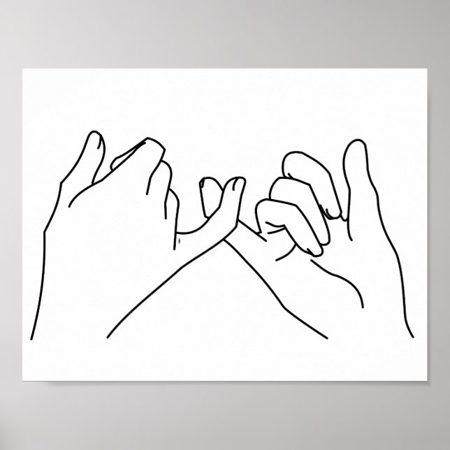 Poster promesse pénible (Devant)