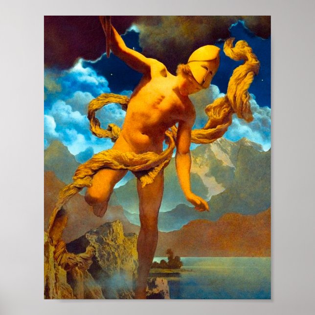 Poster Prométhée de Maxfield (Devant)