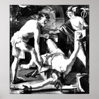 Poster prométhius enchaîné par vulcan