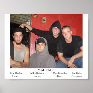 POSTER PROMO DE MADFACE