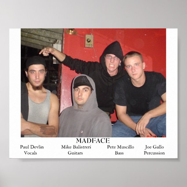 POSTER PROMO MADFACE (Devant)