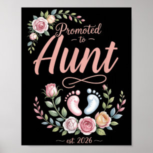 Poster Promoté À Tante Est 2026 Floral Femmes Hommes Mère